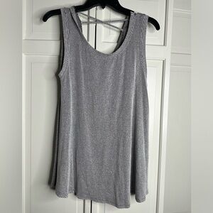 Vintage CATCH stripped blouse cross back size medium